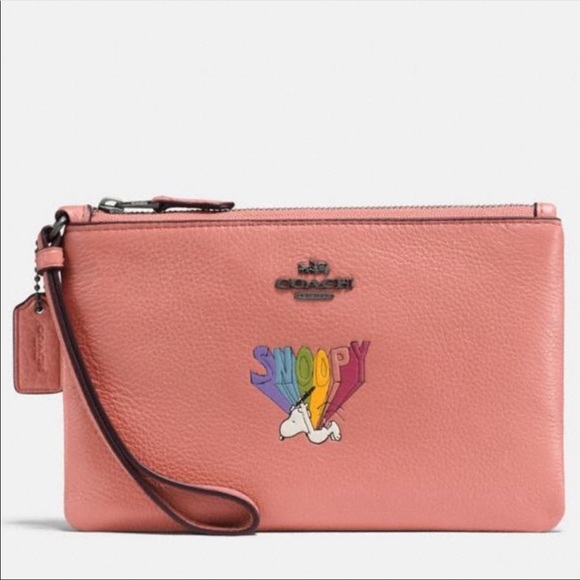 Coach small Wristlet With Snoopy - Picture 2 of 2